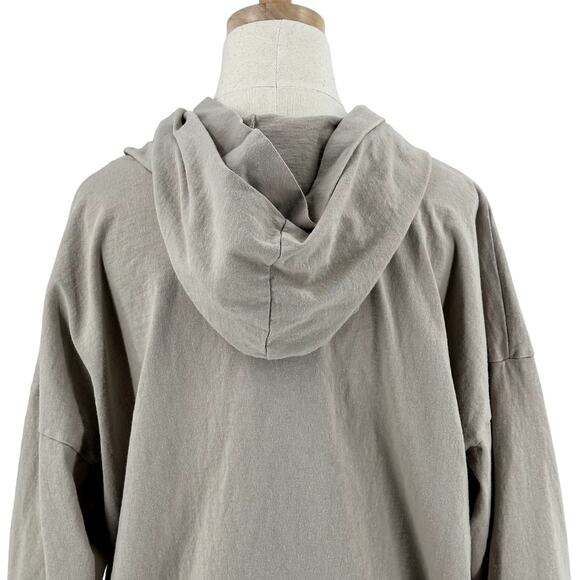 Bryn Walker Womens Oversized Hoodie Size Small Lightweight Minimalist Lagenlook - Picture 5 of 8